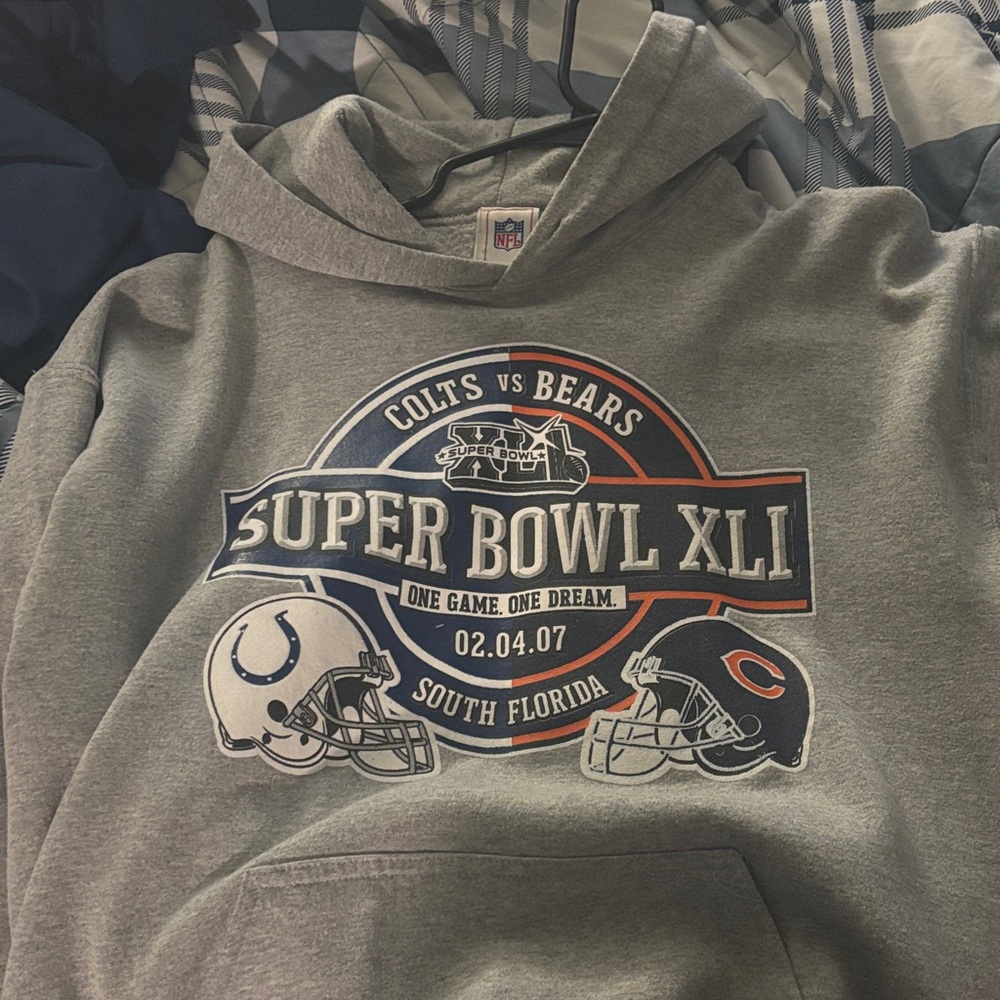 NFL Gray Super Bowl XLI Hoodie
